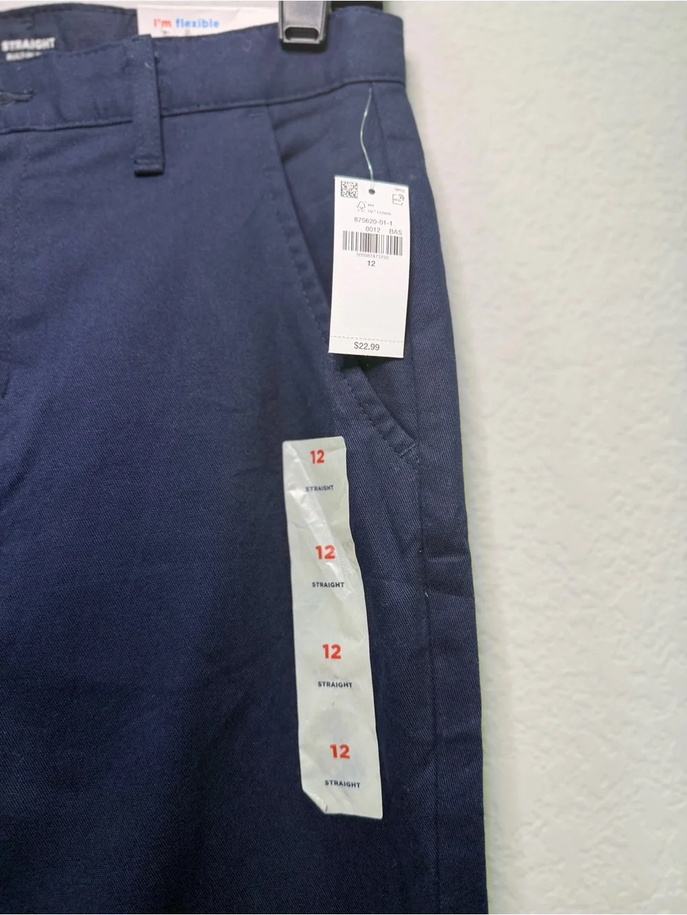 NEW Kids Old Navy Straight-Fit Pants - Size 12